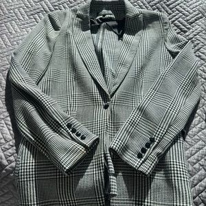 Central Park West Blazer sz S black/white NWOT